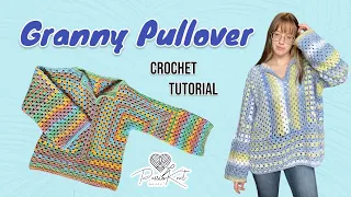 Crochet Granny Hexagon Pullover | TUTORIAL | DIY