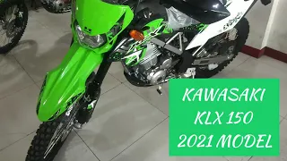 KAWASAKI KLX 150BF 2022 model, upgraded extreme decals