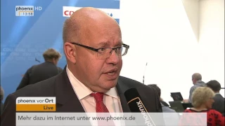 Vorstellung Wahlprogramm der CDU/CSU: Peter Altmaier gibt Interview am 03.07