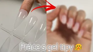 Poprvé zkouším GEL TIPS || #NailArtAlexandra 💅