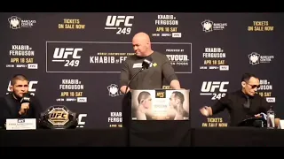 Khabib,"Tony Is Stupid Guy"