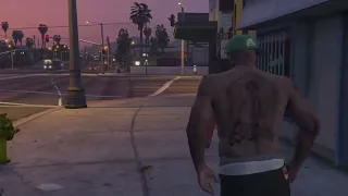 FRANKLIN GETS JUMPED BY BALLAS AND CHASED BY POLICE