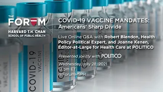 COVID-19 Vaccine Mandates: Americans’ Sharp Divide