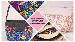 Nouveaux patrons : Le sac Louise et la trousse Louisette