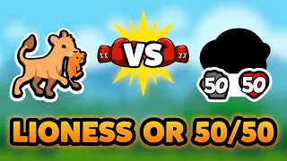 Super Auto Pets but we can only use LIONESS OR 50/50S