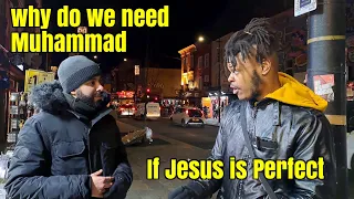 Camden Town - Johnno chats with a Muslim Man - Jesus is the Word and he is Perfect, even in Islam