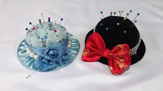 DIY How to make a Mini Hat PinCushion | Full Tutorial For Beginners