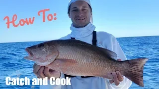 How to Catch MONSTER Snapper on Florida Keys Patch Reefs | Catch and Cook