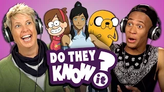 DO ADULTS KNOW MODERN CARTOONS? (REACT: Do They Know It?)