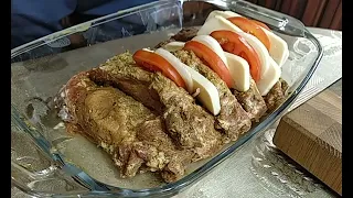 МЯСО в духовке.Круче шашлыка! ОДНИМ БОЛЬШИМ КУСКОМ.