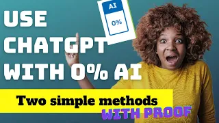 Use ChatGPT and get 0% AI detection on Turnitin / How to avoid and pass AI detection