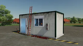 FS22 Container With Vehicle Workshop Farming Simulator 22 Mods