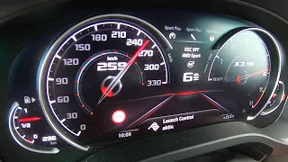 BMW X3M COMPETITION by HCP- Brutal Acceleration 0-260 km/h & Exhaust Sound