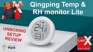 Xiaomi Qingping Temp and RH Monitor Lite (Unbox/Install/Demo)