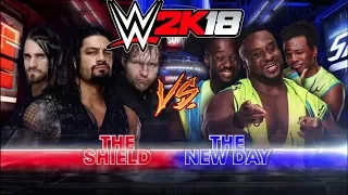 The Shield vs The New Day in a 6 Man TLC Tornado Tag Team Match(WWE2K18 Random Matches)