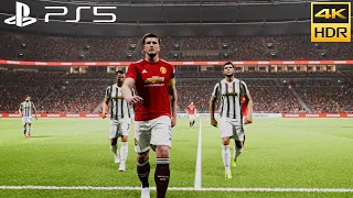 PES 2022 - Juventus vs Manchester United - PS5 Gameplay 4K HDR 60FPS #09