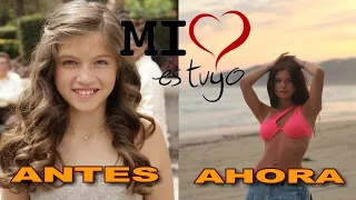 MI CORAZON ES TUYO ASI LUCEN LOS ACTORES ANTES Y DESPUES