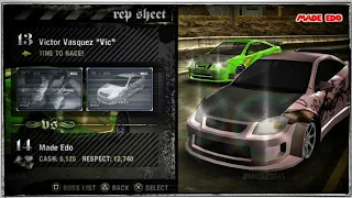 Need For Speed Most Wanted 5-1-0 | Blacklist #13 Victor Vasquez "Vic" | PPSSPP [1080P]