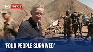 'Four people survived in that town': Stuart Ramsay reports from Morocco during rescue efforts