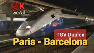 TGV Barcelona - Paris Double Decker High Speed Train  🇪🇦 🇨🇵  Spain - France Trip Report