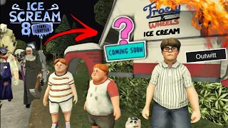 True Ending Van Crash in Ice Scream 8 Outwitt Ending Update