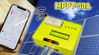 Make a MPPT Solar Charge Controller 30A use ARDUINO ESP32