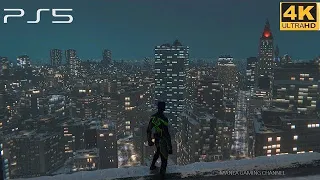 Spider-Man Miles Morales Air Tricks - Snowy New York - PS5 Gameplay Showcase - 4K 60fps