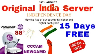 Free cccam 15 Days | 1 year Free cccam videocon d2h 88° | Videocon Free cccam line 3 Months+ 15days