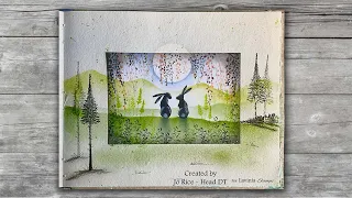 Wild Hares by Jo Rice - A Lavinia Stamps Tutorial