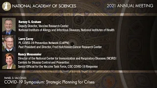 Pre-recorded Talk: Strategic Planning for Crises (Panel 3: Vaccines)
