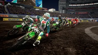 Monster Energy Supercross 3: Raw Nashville Supercross 250 East Sx Main Event Win | Xbox one gameplay