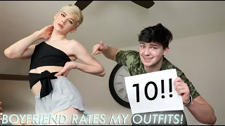 BOYFRIEND RATES MY OUTFITS