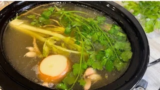 Healthy Collagen Rich Bone Broth - Gut Healing - I drink this every day - MUST TRY - EASY RECIPE -