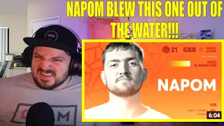 FIRST TIME REACTING TO NaPoM | GRAND BEATBOX BATTLE 2021: WORLD LEAGUE I Solo Elimination