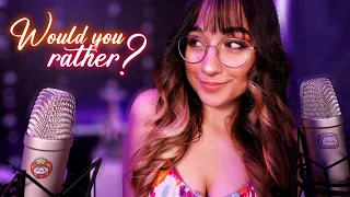 ASMR | Would You Rather? 👀 With Ear-to-Ear Whispers 🧡