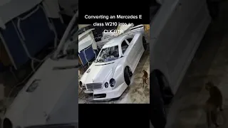 E-Class W210 Mercedes converted to CLK GTR