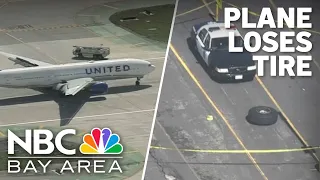 United plane loses tire during takeoff at SFO