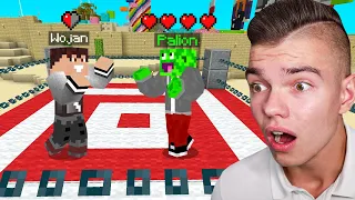 TEN KTO WYGRA DOSTAJE 100 DIAMENTÓW w Minecraft! (Wojan vs Palion)