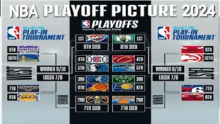2024 NBA playoffs bracket: Postseason picture with matchups set for first round, Play-In Tournament