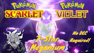 Pokémon Scarlet/Violet: 7-Star Meganium Tera Raid EASY SOLO (No DLC)