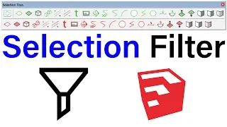 Selection Toys Plugin For Selection Filter in SketchUp