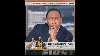 Stephen A. Smith Gets Caught In A Serious Argument On The Golden State Warriors  🏀  #firsttake