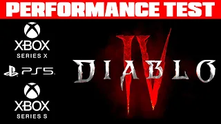 Diablo 4 - Performance Test - Xbox Series X/S & PS5 Tested - Perfect 60 FPS Experience on Consoles