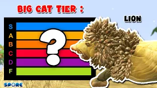 Lion Tier | Big Cat Family Tier List [S1E5] | SPORE