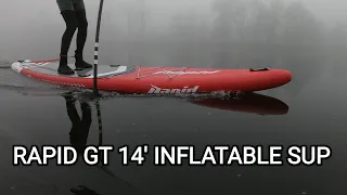 The new Rapid 2023 GT 14' inflatable SUP