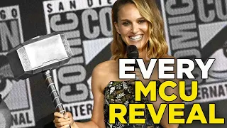 Every MCU Secret Revealed At Comic Con