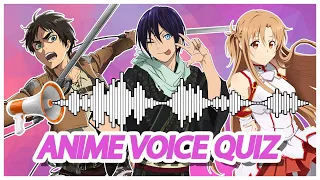 Anime Voice Quiz 🔊 Whose voice is this?