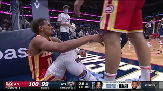 CRAZY GAME & ENDING to Atlanta Hawks vs New Orleans Pelicans Final Minutes Trae Young 31 pts 102-99