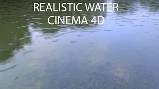 How To Make Realistic Water In Cinema 4D | How To Make Water In Cinema 4D | C4D