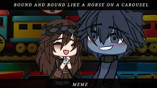 ROUND AND ROUND LIKE A HORSE ON A CAROUSEL MEME |FT. HUGGY WUGGY| POPPY PLAYTIME (MY AU)